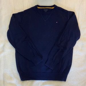 Tommy Hilfiger Navy Crew Neck Sweater